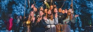 School ski trip evening activities